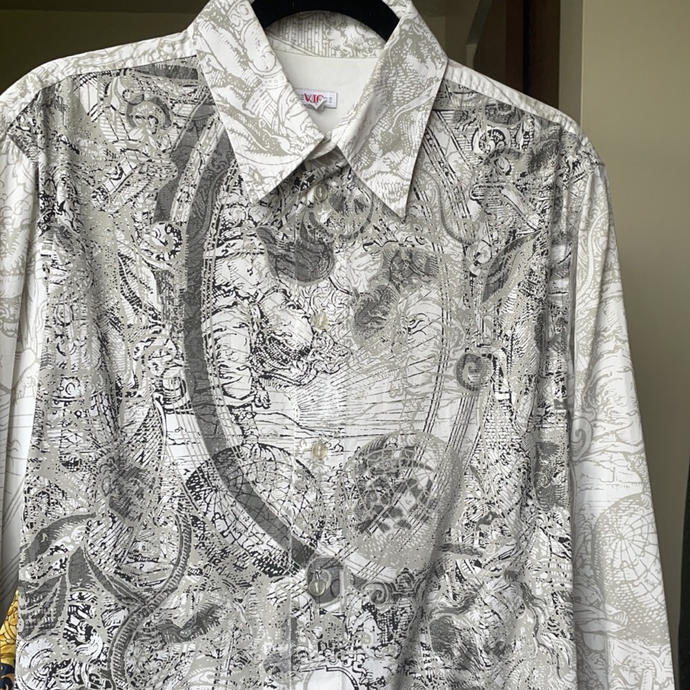 Absolutely sick Very Rare Versace Greek battlefield shirt